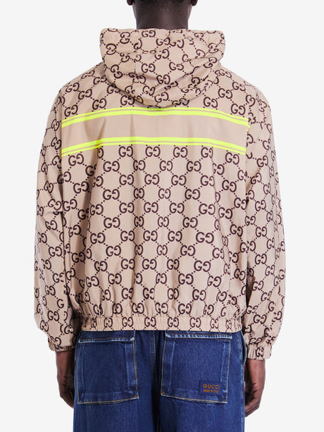 GUCCI Hooded Nylon Jacket for Men - FW24 Collection