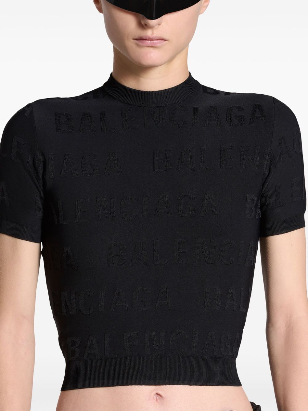 BALENCIAGA Cropped Mini Shirt