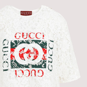 GUCCI 優雅なフローラルレーストップ