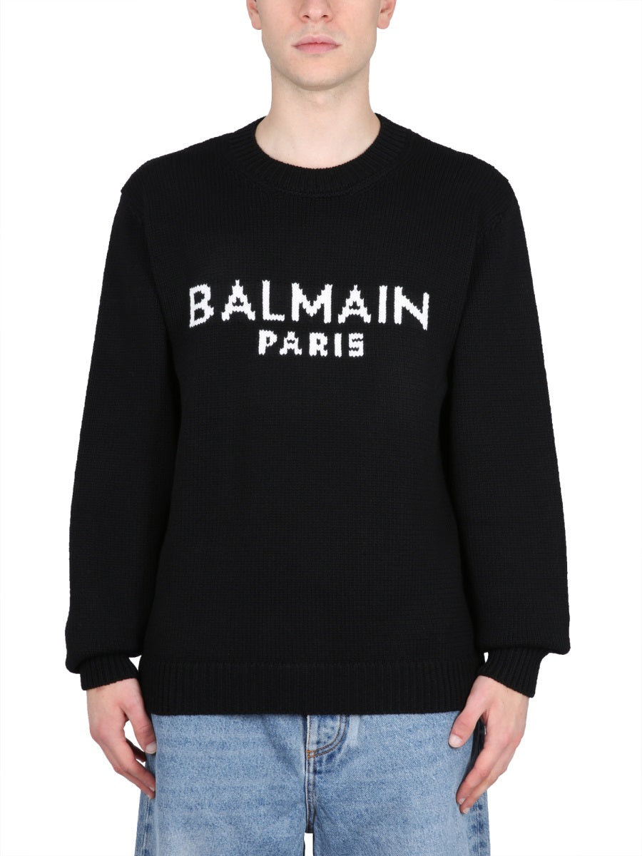 BALMAIN Men's Logo Inlay T-Shirt