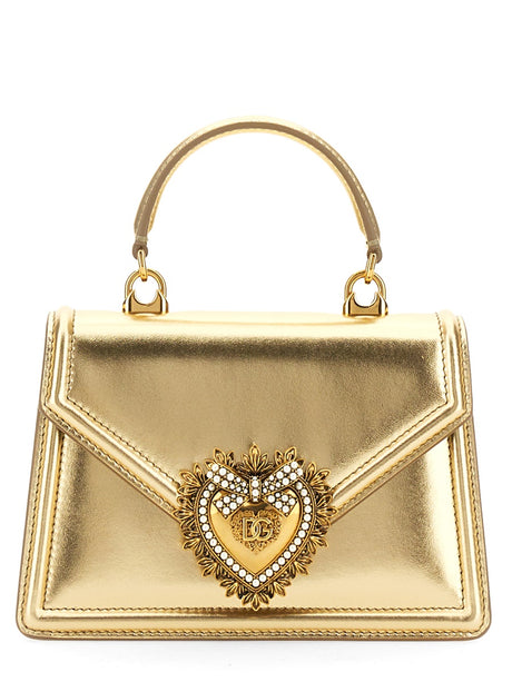 DOLCE & GABBANA Mini Devotion Leather Handbag