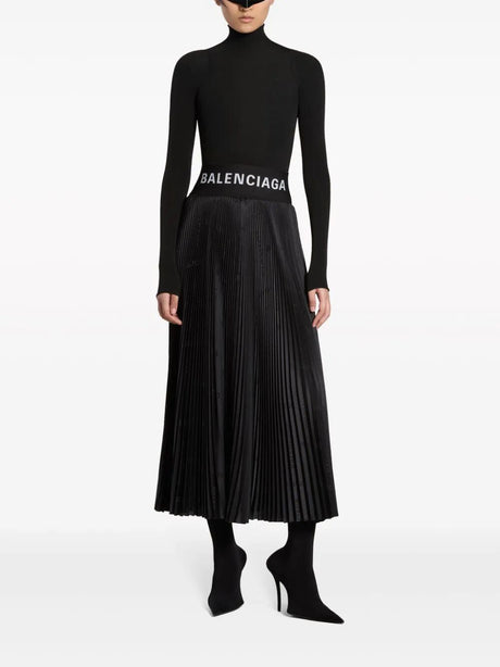 BALENCIAGA Pleated Mini Skirt for Women