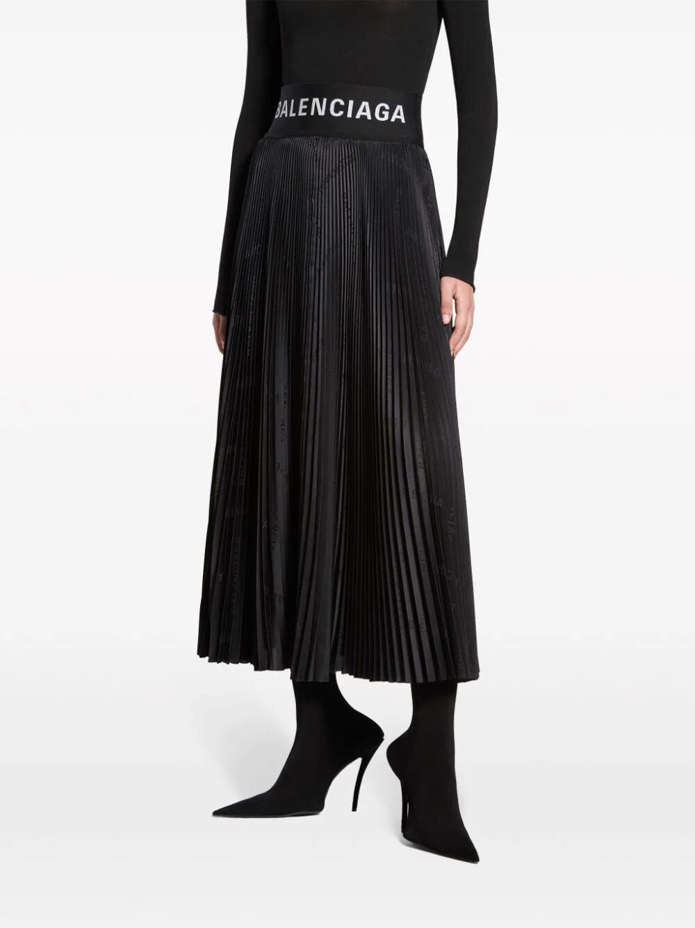 BALENCIAGA Pleated Mini Skirt for Women