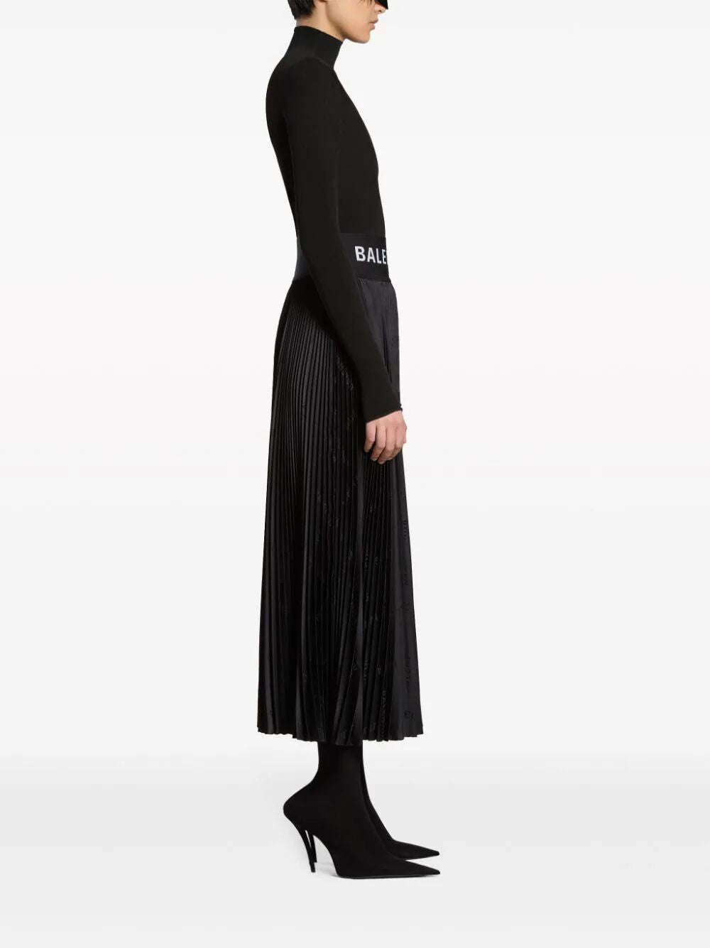 BALENCIAGA Pleated Mini Skirt for Women