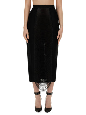 ALEXANDER MCQUEEN Elegant Long Skirt - Size XS