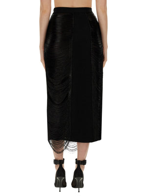 ALEXANDER MCQUEEN Elegant Long Skirt - Size XS