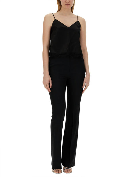 ALEXANDER MCQUEEN Mini Relaxed Fit Top with Thin Straps