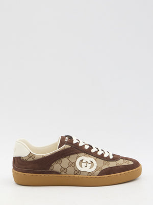 GUCCI Luxury Sneakers with GG Cross Logo - UK Size