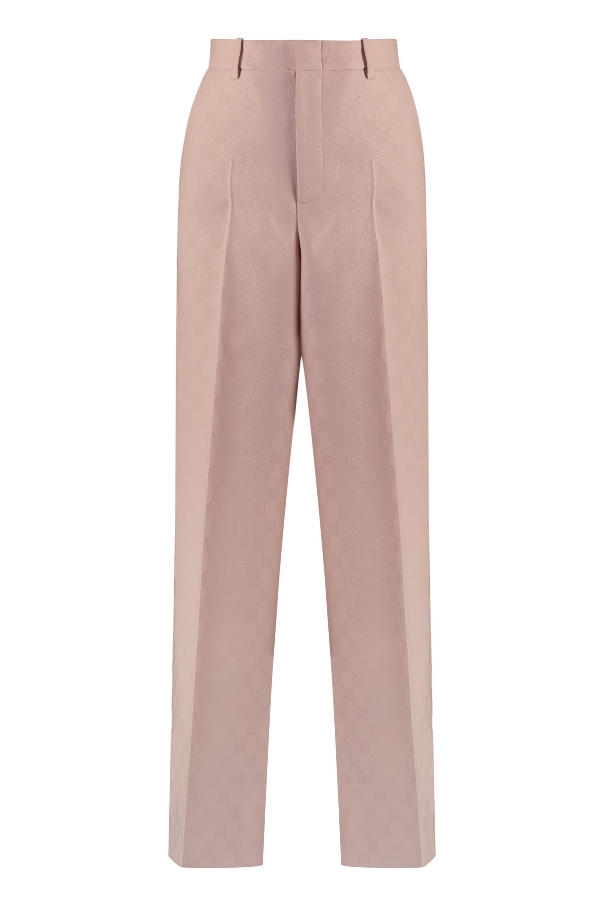 GUCCI Elegant Wool Trousers with Iconic Motif