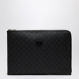 GUCCI Medium Black GG Supreme Fabric Briefcase