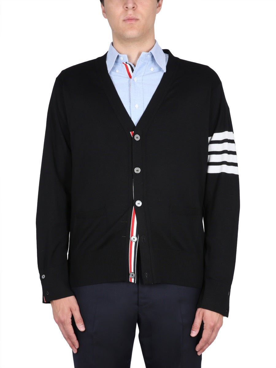 THOM BROWNE 4-Bar Stripe Cardigan for Men