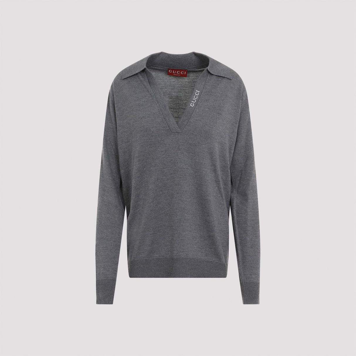 GUCCI Chic Polo Neck Wool Sweater