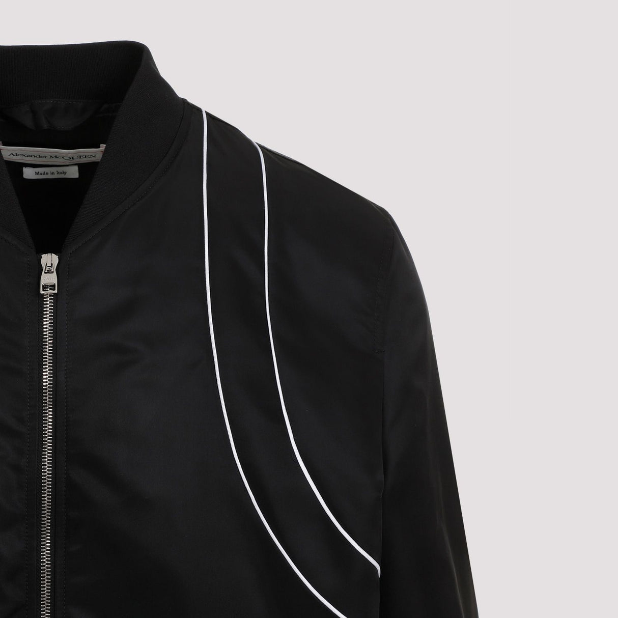 ALEXANDER MCQUEEN Piping Harness Bomber Jacket