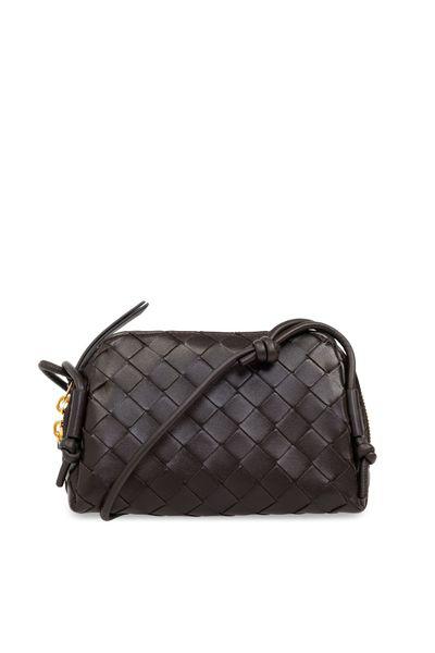 BOTTEGA VENETA 編み込みナッパミニレザーポーチ