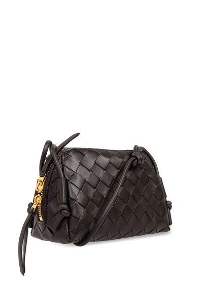 BOTTEGA VENETA 編み込みナッパミニレザーポーチ