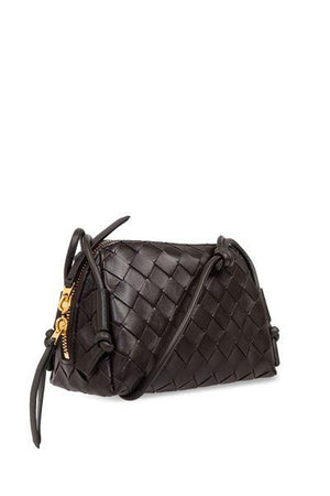 BOTTEGA VENETA 編み込みナッパミニレザーポーチ