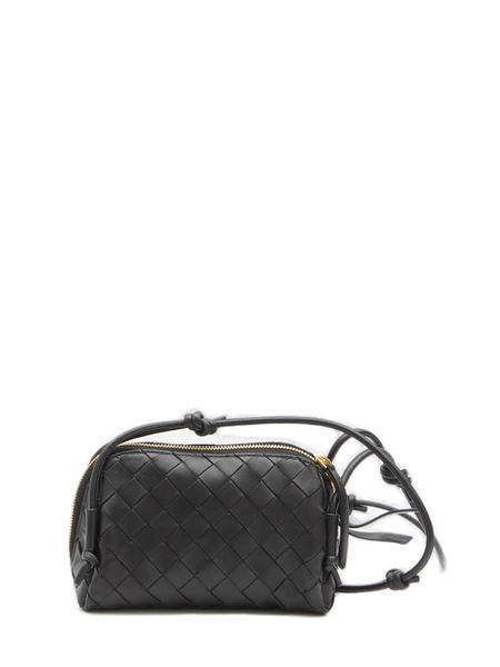 BOTTEGA VENETA 編み込みナッパミニレザーポーチ