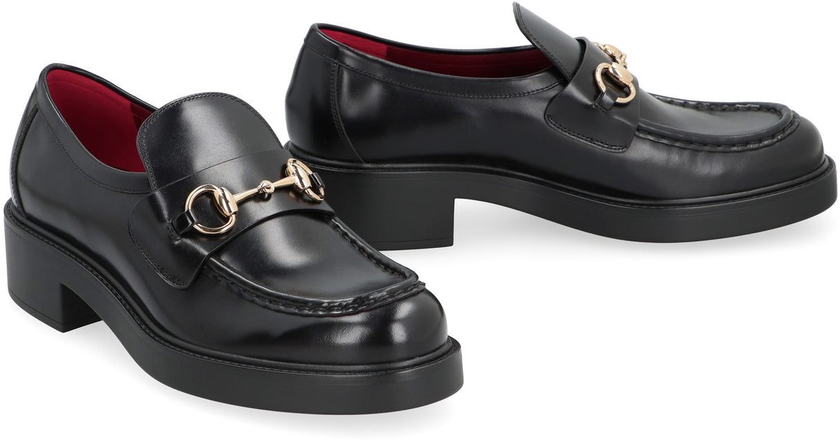 GUCCI Chic Leather Loafers with Horsebit Detail