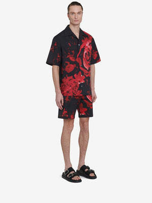 ALEXANDER MCQUEEN Floral Print Button-Up Shirt