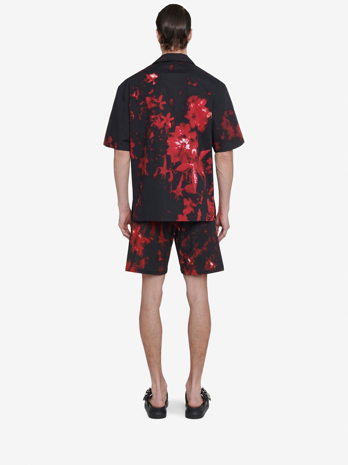 ALEXANDER MCQUEEN Floral Print Button-Up Shirt