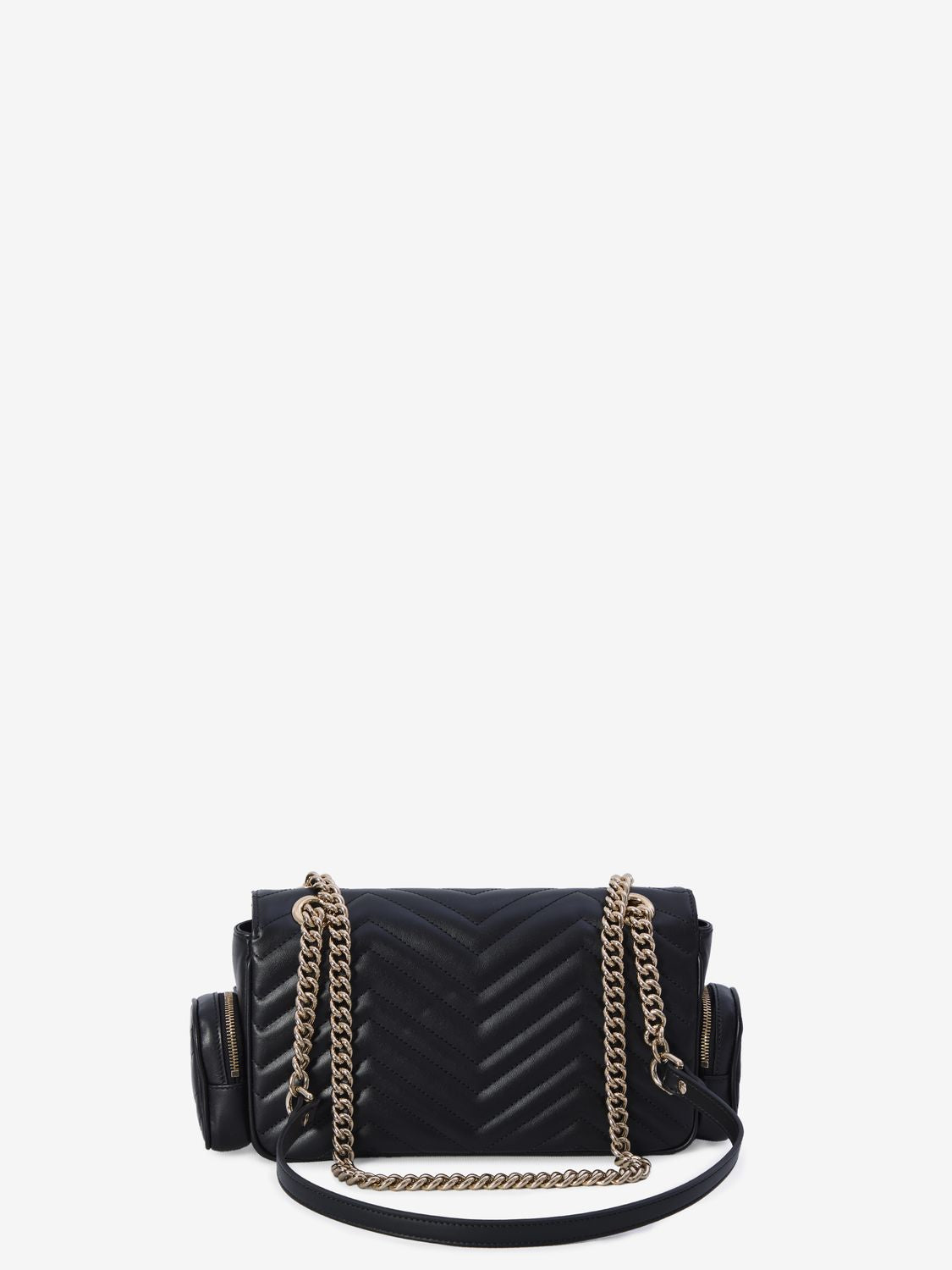 GUCCI Mini Multi-Pocket Handbag with Chevron Design