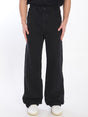 SAINT LAURENT Men's Medium-Rise Straight Jeans - Wide Fit