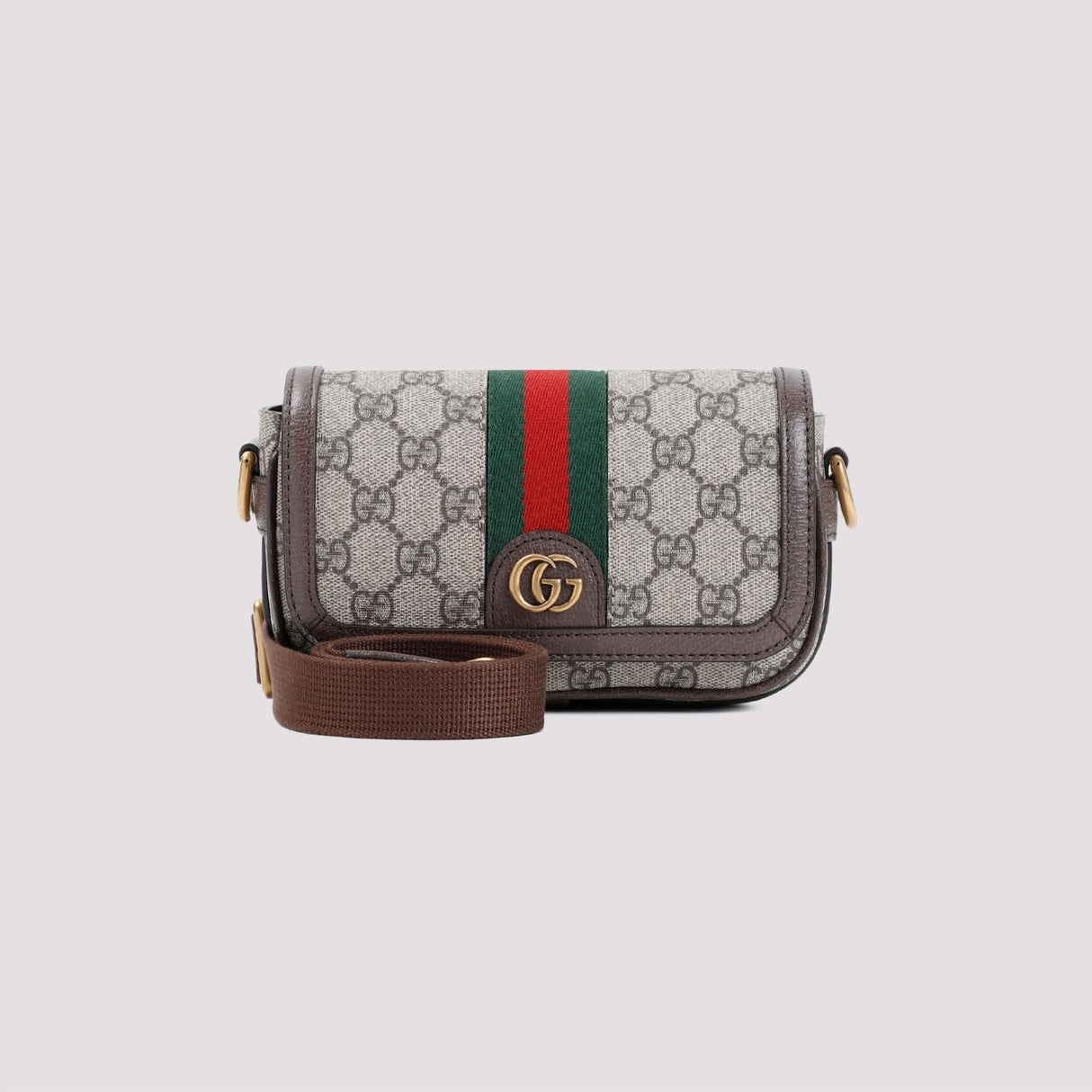 GUCCI Mini Handbag with GG Supreme Design (W: 18.5cm, H: 10cm, D: 5.5cm)