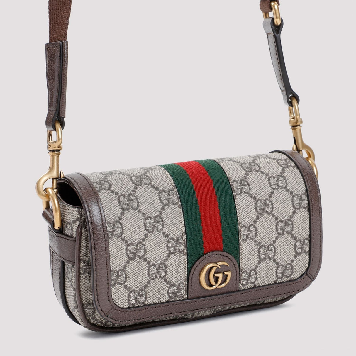 GUCCI Mini Handbag with GG Supreme Design (W: 18.5cm, H: 10cm, D: 5.5cm)