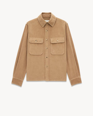 SAINT LAURENT Men's Fall Overshirt - Venizia Work