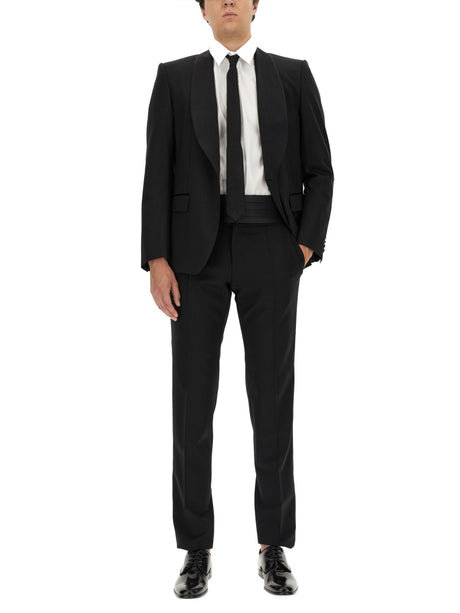 DOLCE & GABBANA Tailored Pants with Elastic Waistband for Men