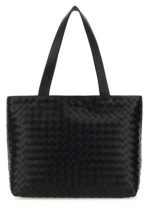 BOTTEGA VENETA ミニ編み込みレザートートバッグ, 44x28.5 cm