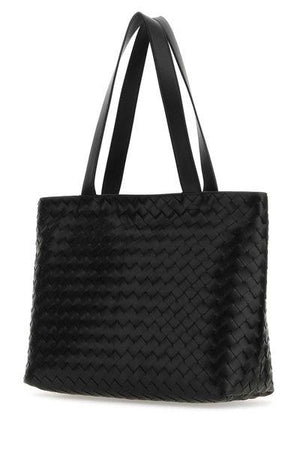 BOTTEGA VENETA Mini Intrecciato Zipped Tote Handbag