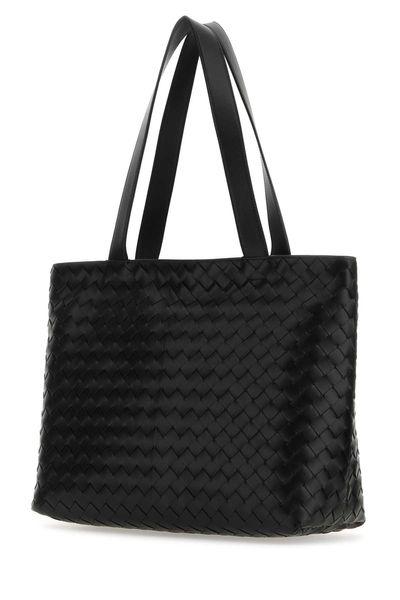 BOTTEGA VENETA ミニ編み込みレザートートバッグ, 44x28.5 cm