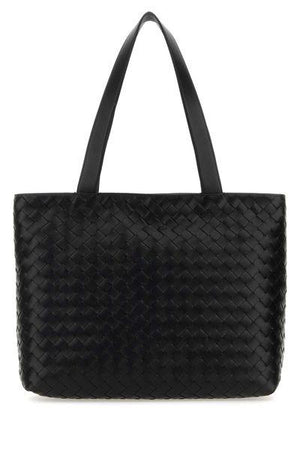 BOTTEGA VENETA ミニ編み込みレザートートバッグ, 44x28.5 cm