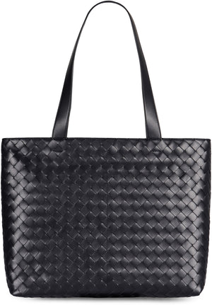 BOTTEGA VENETA Mini Intrecciato Zipped Tote Handbag