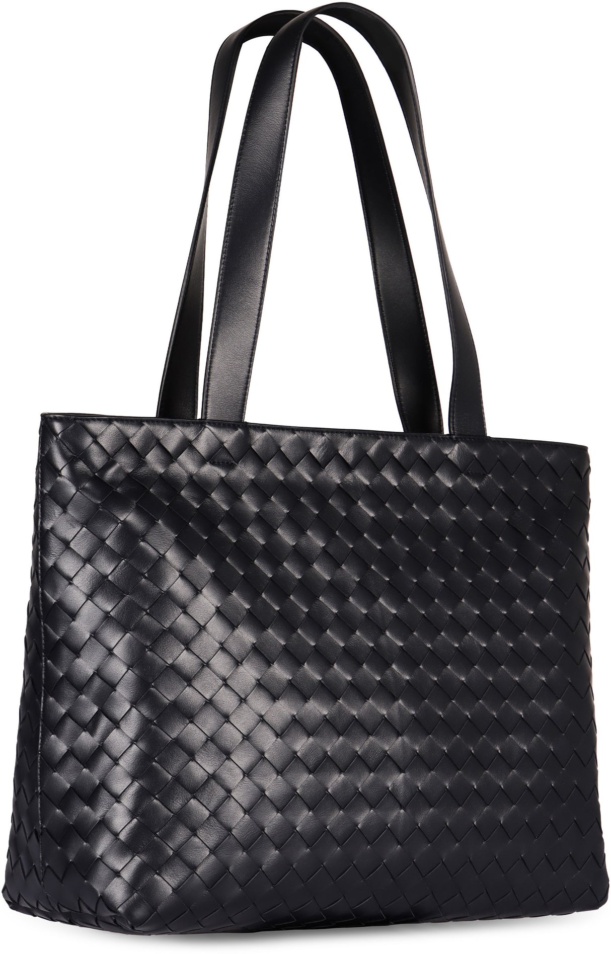 BOTTEGA VENETA Mini Intrecciato Zipped Tote Handbag