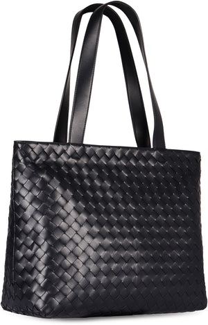 BOTTEGA VENETA Mini Intrecciato Zipped Tote Handbag