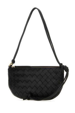 BOTTEGA VENETA Mini Intrecciato Pattern Handbag with Detachable Pouch