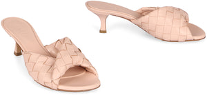 BOTTEGA VENETA Woven Leather Flat Sandals for Women