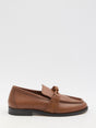 BOTTEGA VENETA Vintage-Effect Leather Loafers