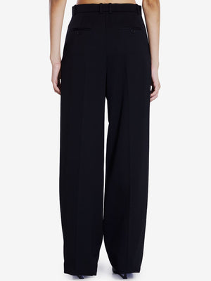 SAINT LAURENT High-Waisted Wide-Leg Trousers