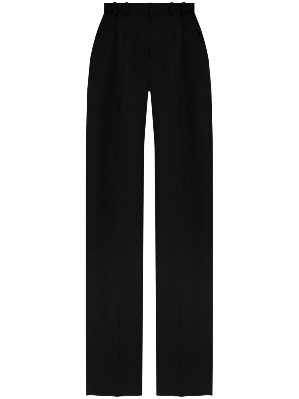 SAINT LAURENT Wide-Leg High-Waisted Trousers