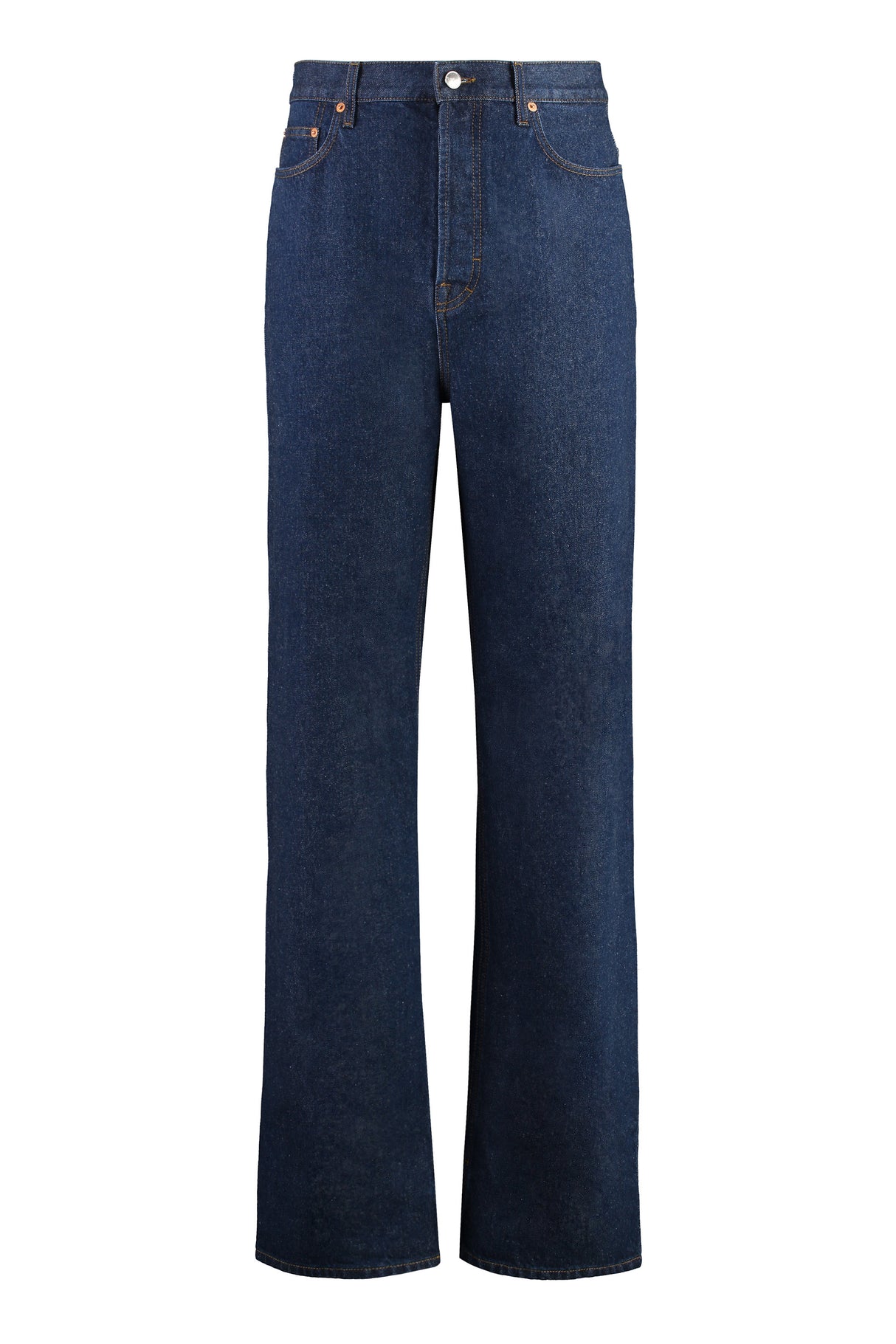 GUCCI Wide Denim Jeans for Men - Dark Blue