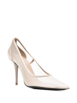 SAINT LAURENT Norma 90 Grid Heel Salon Pump for Women