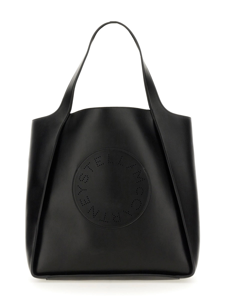 STELLA MCCARTNEY Square Tote Handbag with Logo