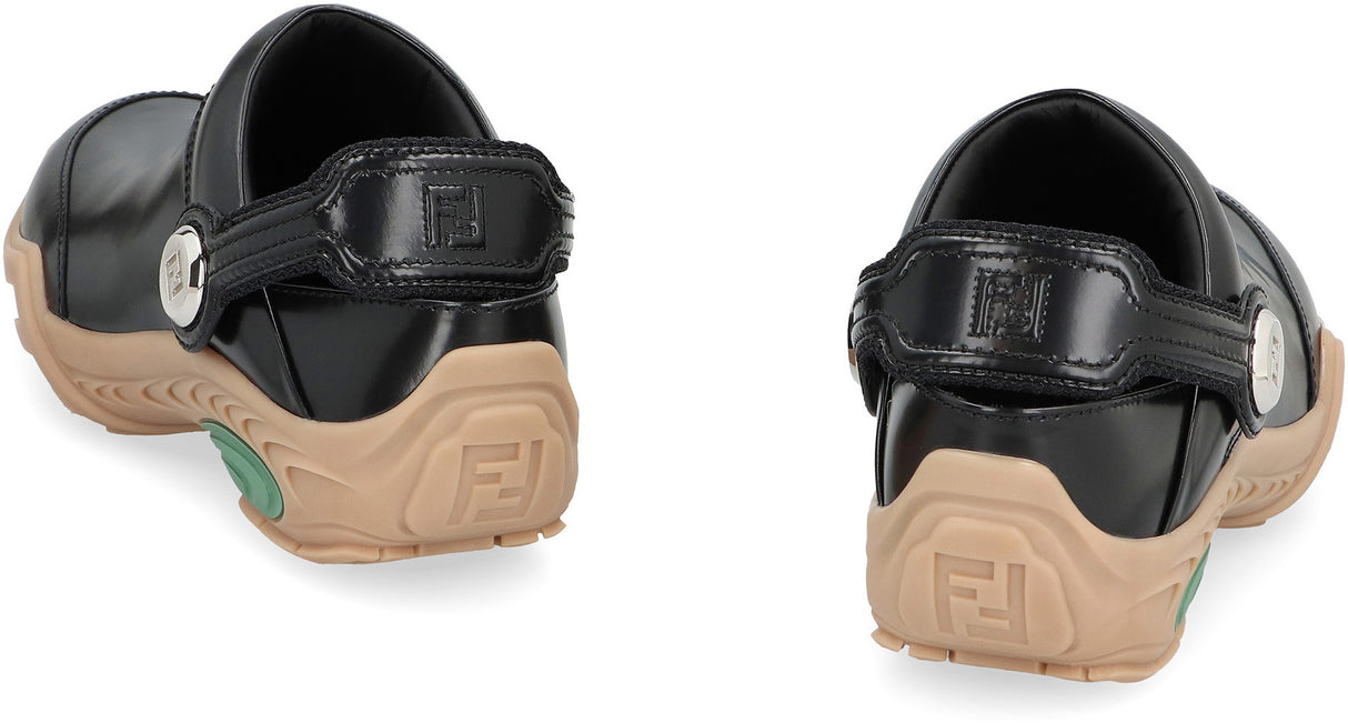 FENDI Premium Leather Clogs for Men - SS24 Collection