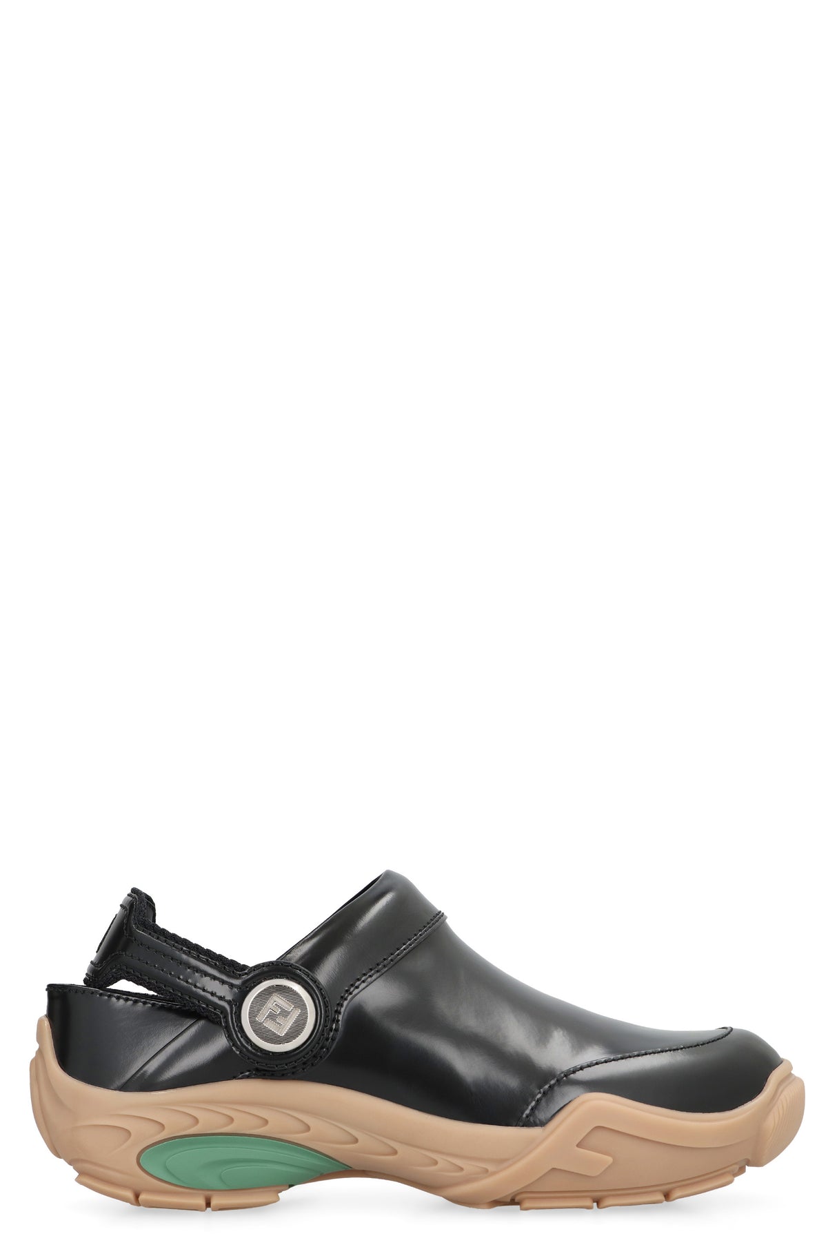 FENDI Premium Leather Clogs for Men - SS24 Collection