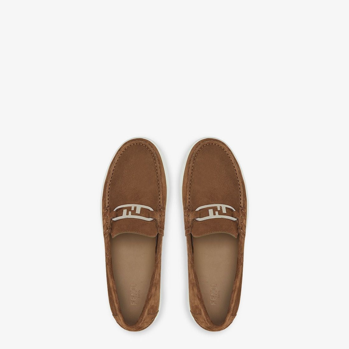 FENDI Classic Calf Leather Loafer for Men