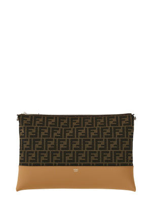 FENDI Small FF Mini Clutch Handbag