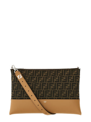 FENDI Small FF Mini Clutch Handbag